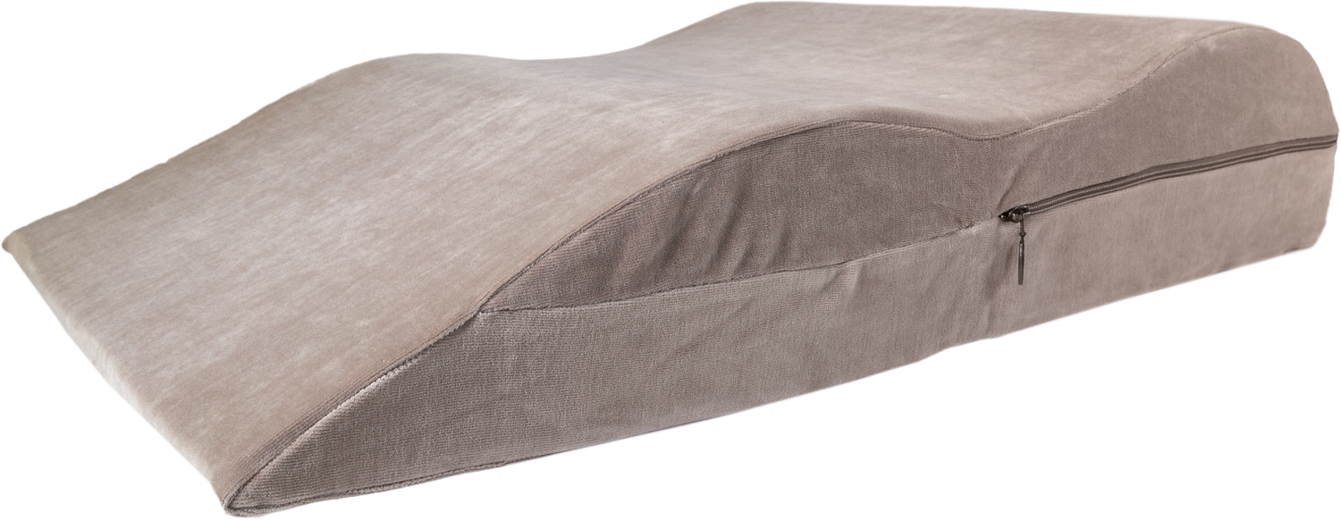 Cuscino con vena Elsa con fodera in velluto