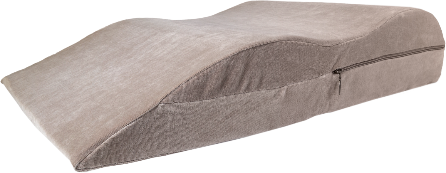 Cuscino con vena Elsa con fodera in velluto