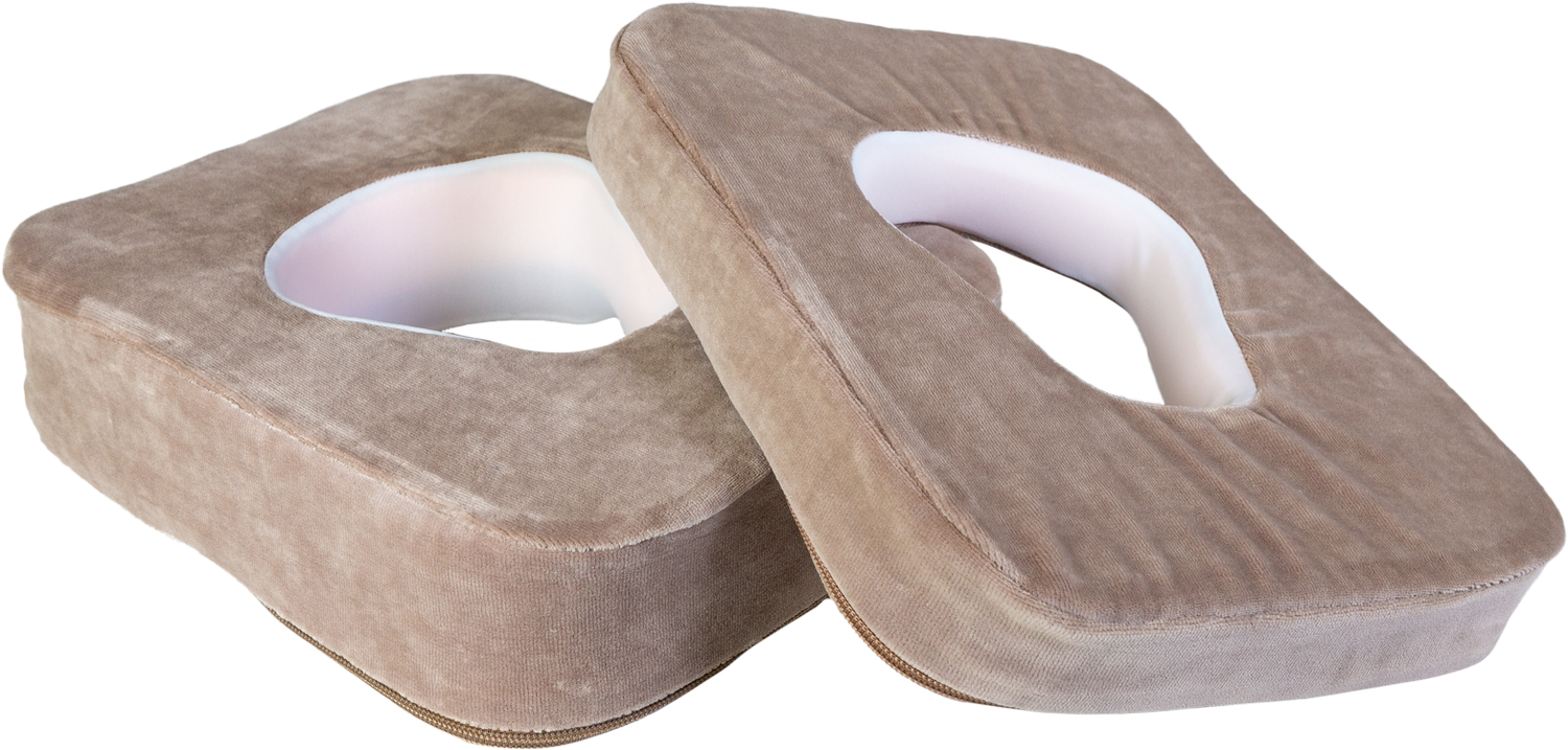 elsa Gesichtsauflagen inklusiv Veloursbezug